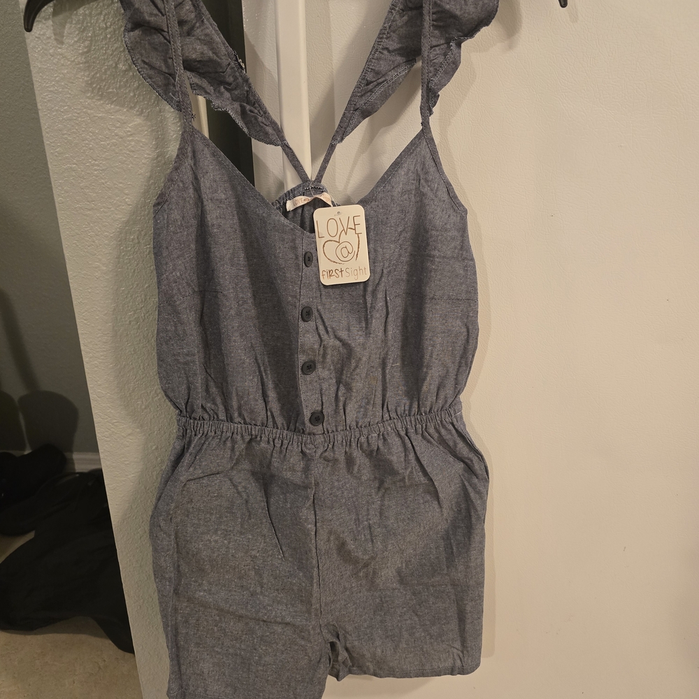 Demim Style Romper